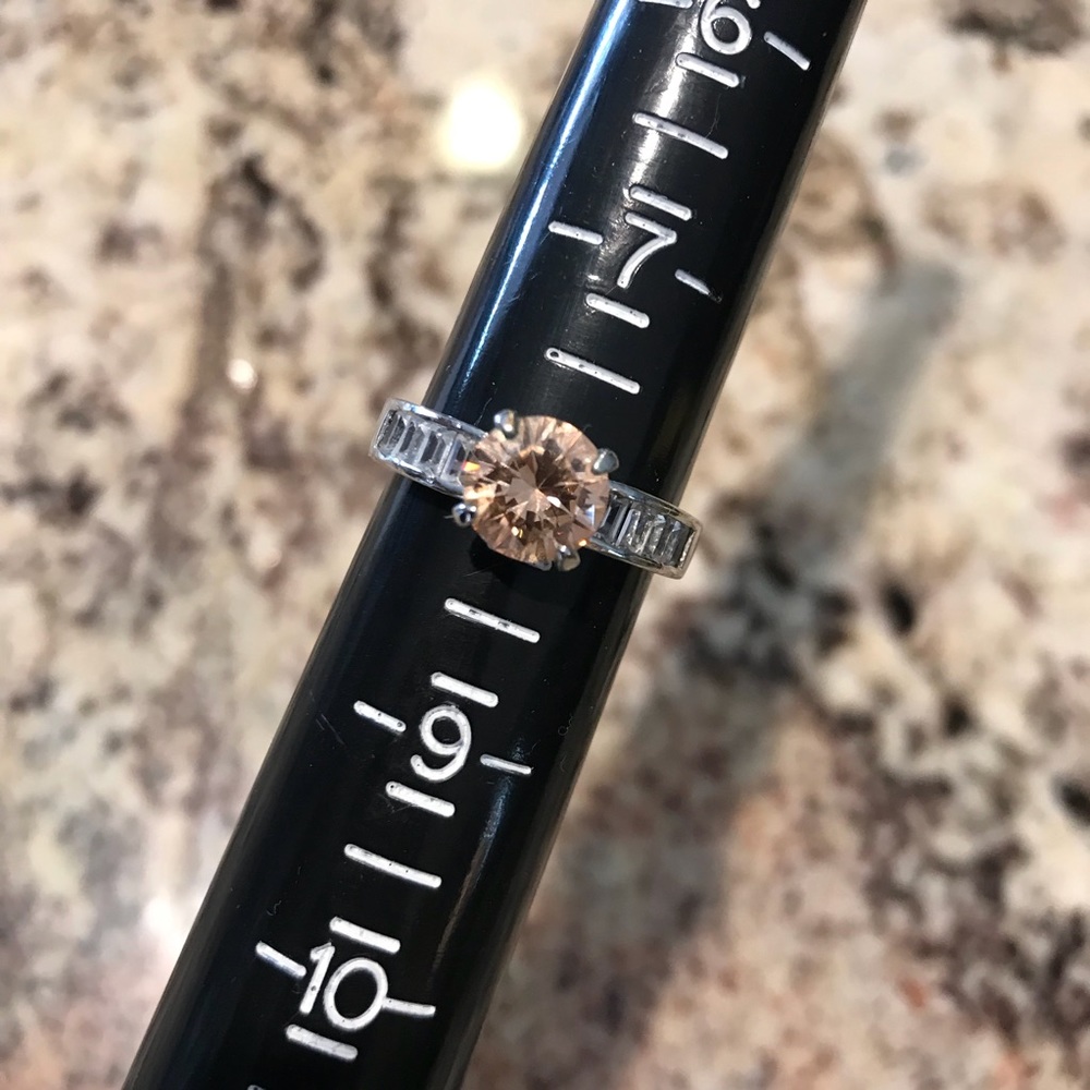Peach Stone Ring